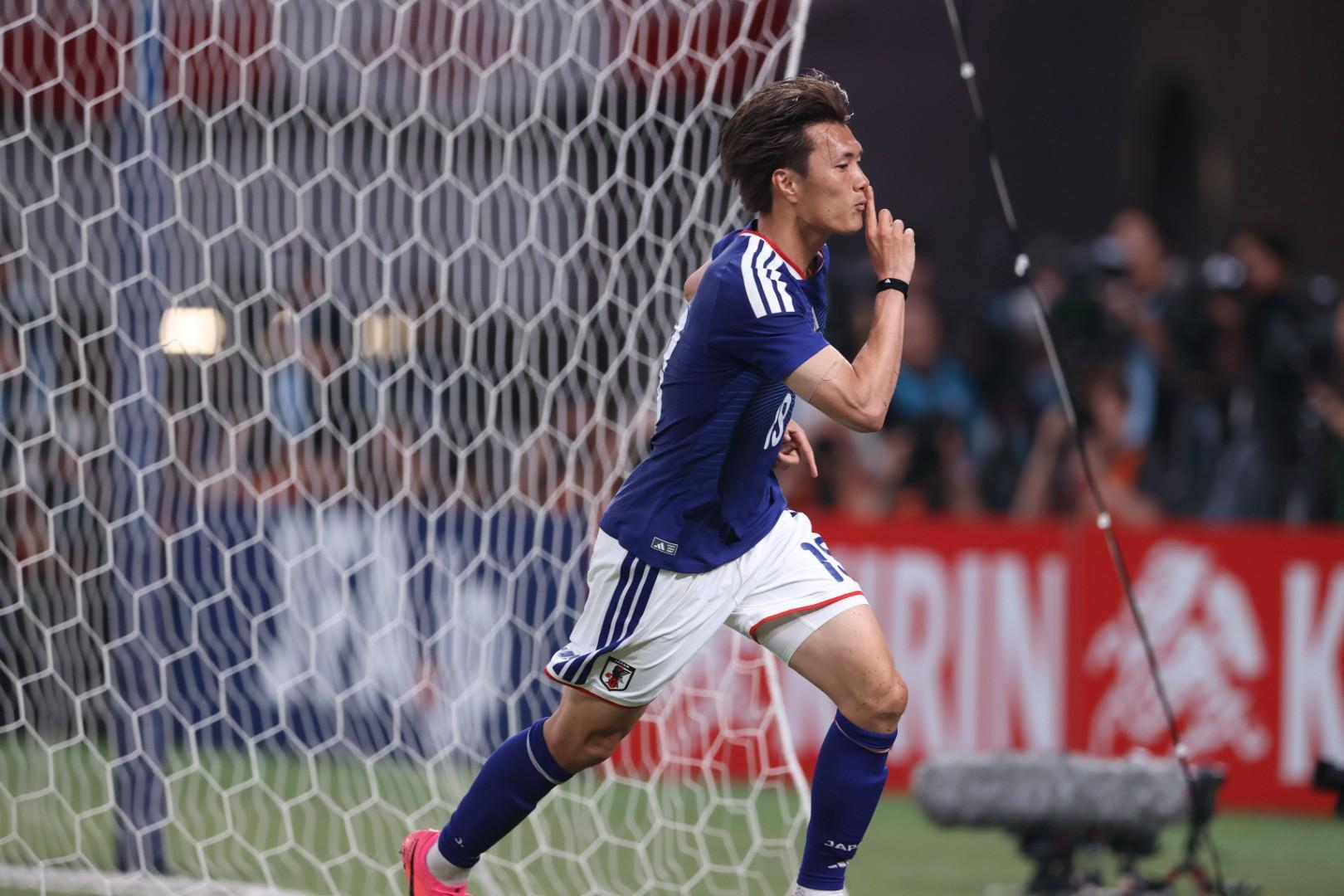 小川航基：我希望能成为日本队能进球的锋线球员